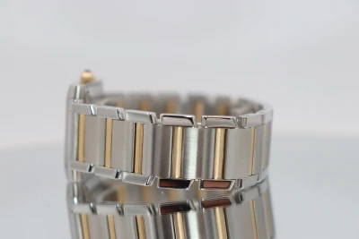 Cartier Tank Large Automatic 18K Yellow Gold & Steel 2302 Boxed Circa 2004