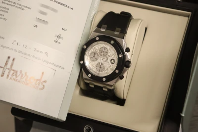 Audemars Piguet Royal Oak Offshore 42MM Rubber Clad 25940SK.OO.D002CA B&P 2009