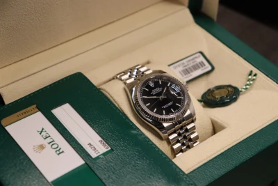 Rolex Datejust 36MM 18K Fluted Bezel Stainless Steel Jubilee Full Set 2015