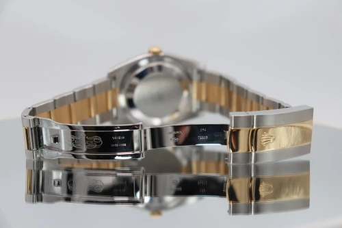 Rolex Datejust 36MM Steel & Yellow Gold Blue 116203 Blue Roulette Dial Boxed