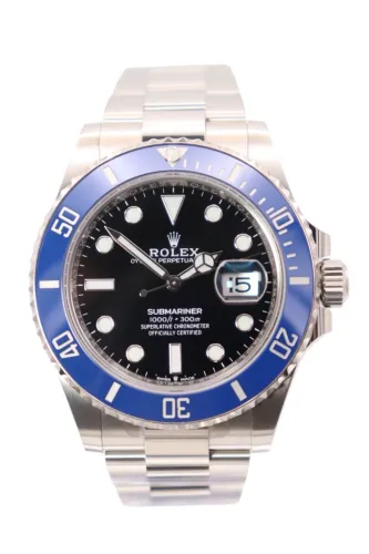Rolex Submariner Date 18K White Gold 126619LB Blue Bezel Full Set 2023