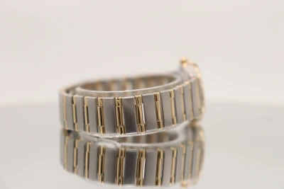 Omega Constellation Ladies 18K Yellow Gold Steel Diamond Bezel 895.1203 1990s