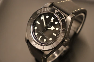 Tudor Black Bay Ceramic Black Dial Rubber Strap 79210CNU Box & Papers 2022