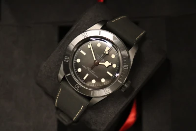 Tudor Black Bay Ceramic Black Dial Rubber Strap 79210CNU Box & Papers 2022