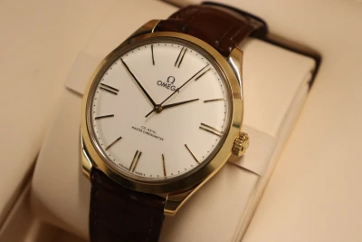 Omega De Ville Tresor Co-Axial 18K Gold 40mm 435.53.40.21 Boxed Circa 2019