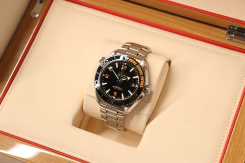 Omega Seamaster Planet Ocean 43.5MM Black Orange Bezel Steel 215.30.44.21.01.002