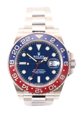 Rolex GMT-MASTER II 18K White Gold Oyster 126719BLRO Box & Papers 2021
