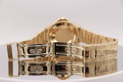 Rolex Submariner Date 18K Yellow Gold Blue Dial 16618 Boxed 1990