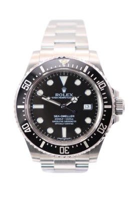 Rolex Seadweller 40MM SD4000 Stainless Steel Matte Black Dial Box & Papers 2016