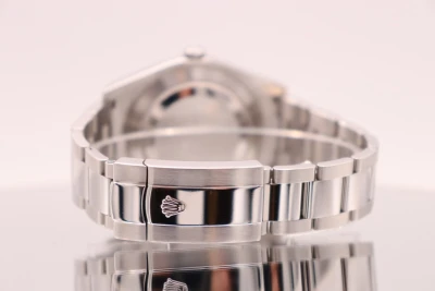 Rolex Date Just II 41mm Blue Baton Dial 116334 Oyster Stainless Steel Circa 2012