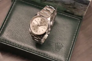 Rolex Airking 34MM Stainless Steel Silver Dial 14000M Boxed Circa 2003
