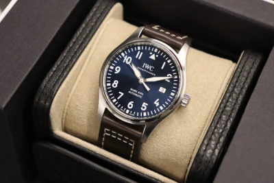 IWC Pilot’s Watch Mark XVIII Edition Steel Blue Dial IW327004 Boxed Circa 2012