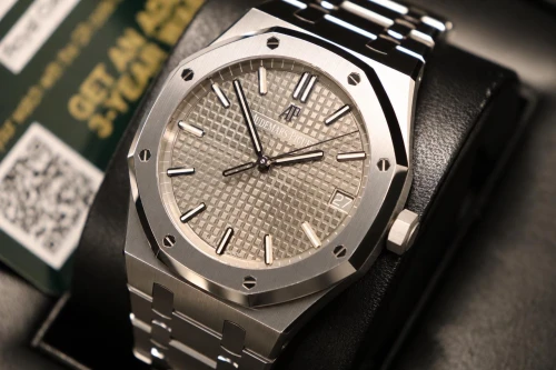 Audemars Piguet Royal Oak 41mm Stainless Steel Grey Dial 15500ST 2021 Full Set