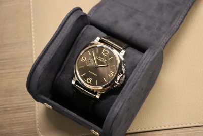 Panerai Luminor Due 45mm PAM00674 Black Dial Stainless Steel Automatic 2017