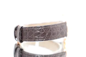 Cartier Ronde 18K Rose Gold Brown Leather Strap W6701007 Boxed Circa 2008