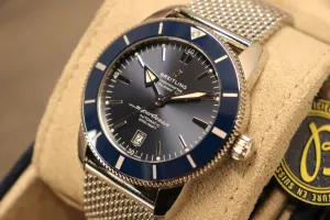 Breitling Super Ocean Heritage B31 46MM Blue Ceramic AB2020 Box & Papers 2024
