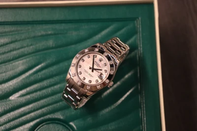 Rolex Pearlmaster 34MM Goldust Dream Diamond Dial 81319 Boxed Circa 2009