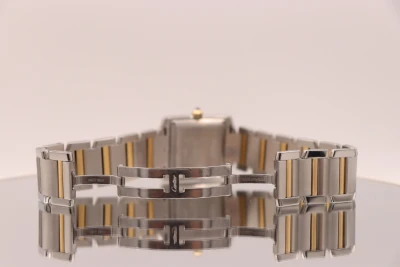 Cartier Tank Large Automatic 18K Yellow Gold & Steel 2302 Boxed Circa 2004