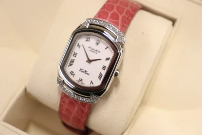 Rolex Cellini Cellissima 18K White Gold Diamond Bezel Boxed Circa 2008