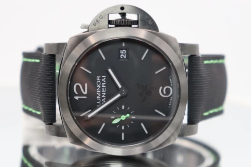 Panerai Luminor Quaranta Razer 40MM Black DLC Rubber Strap PAM01353 Full Set 2022
