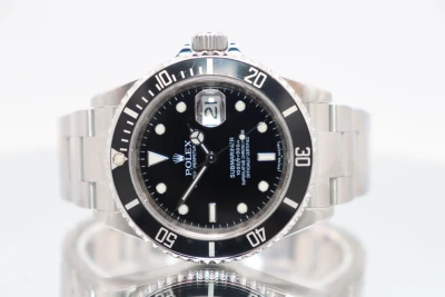 Rolex Submariner Date 40MM Stainless Steel 16610 Rehaut Serial Circa 2009 Boxed
