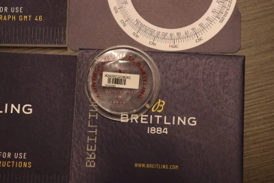 Breitling Navitimer Chronograph Stainless Steel Black Strap B&P 2019