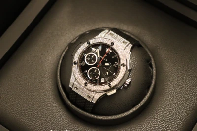 Hublot Big Bang 41mm Steel Factory Diamond 341.SX.130.RX.174 Boxed 2017