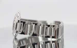 Cartier Ballon Bleu Satinless Steel White Dial Quartz W69010Z4 Boxed Circa 2008