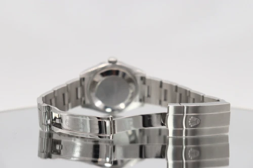 Rolex Oyster Perpetual 31MM Silver Dial Pink Baton 177200 2015 Full Set