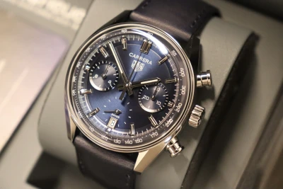 Tag Heuer Carrera Chrono 39MM Stainless Steel Blue Dial CBS2212.FC6535 B&P 2023