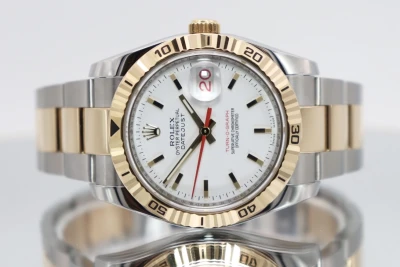 Rolex Datejust Turn-O-Graph 116263 36mm Steel & 18K Yellow Gold 2004 B&P