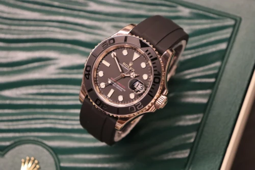 Rolex Yacht-Master 40MM 18K Everose Gold Oysterflex Black Dial 126655 2022 B&P
