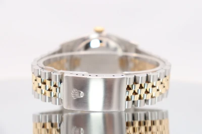 Rolex Datejust 36MM White Diamond Dial 16233 Steel & 18K Yelllow Gold Boxed