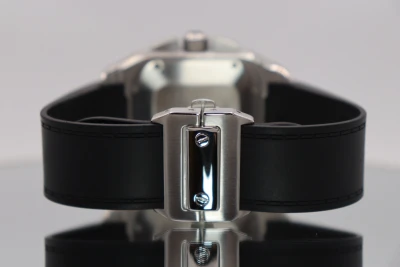 Cartier Santos XL100 Chronograph Steel Aftermarket Rubber Box & Paper Circa 2010