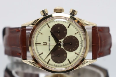 Universal Genève Compax Vintage 35mm Yellow Gold Manual Wind Chronograph 184.450