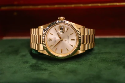 Rolex Datejust 36MM Presidential Sword Hands 18K Yellow Gold 1601 Boxed 1966