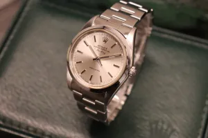 Rolex Airking 34MM Stainless Steel Silver Dial 14000M Boxed Circa 2003