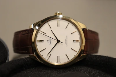 Omega De Ville Tresor Co-Axial 18K Gold 40mm 435.53.40.21 Boxed Circa 2019