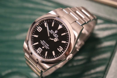 Rolex Explorer Steel I 39MM MK2 Blue Lume Dial 214270 2020 Box & Papers 2020