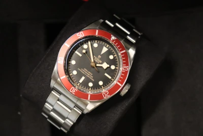 Tudor Black Bay Red Bezel Black Dial Stainless Steel 79230R Box & Papers 2023