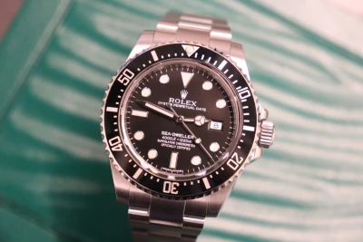 Rolex Sea Dweller SD4000 stainless steel 40mm 116600 B&P 2015