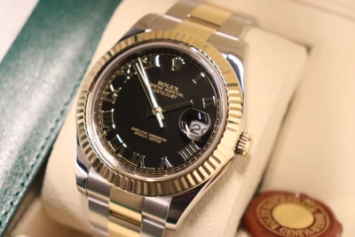 Rolex Datejust II Steel & 18K Yellow Gold & Steel 116333 Box & Papers 2014
