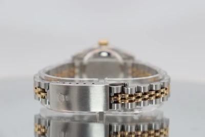 Rolex DateJust Steel & Gold Diamond Dial Fluted 26MM 69173 Boxed Circa 1985