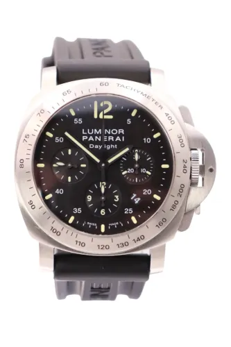 Panerai Luminor GMT Daylight 44mm Stainless Steel Black Dial PAM00250 2007 Full Set