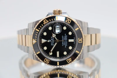 Rolex Submariner Date 18K Yellow Gold & Stainless Steel 116613 Boxed Circa 2012