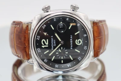 Panerai Radiomir GMT PAM00242 Automatic Black Dial 42mm Steel