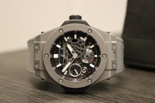 Hublot Big Bang Meca 45mm Titanium Sandblasted 414.NI.1123.RX E-Papers 2017
