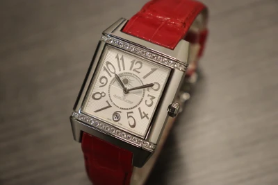 Jaeger-LeCoultre Reverso Squadra 235.8.76 Ladies Factory Diamond Set Circa 2005