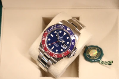 Rolex GMT-MASTER II 18K White Gold Oyster 126719BLRO Box & Papers 2021