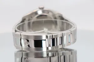 Rolex Milguass 116400GV Black Dial Green Glass Stainless Steel Box & Papers 2009